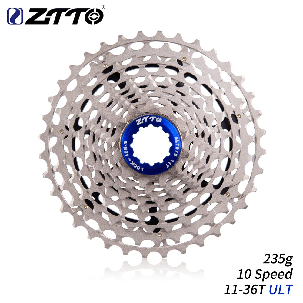 ZTTO 10 Speed 11-36T Bicycle Cassette ULT 10s Steel 10v K7 MTB Freewheel CNC for MTB Gravel Bike Ultimate XX X0 M980 M780
