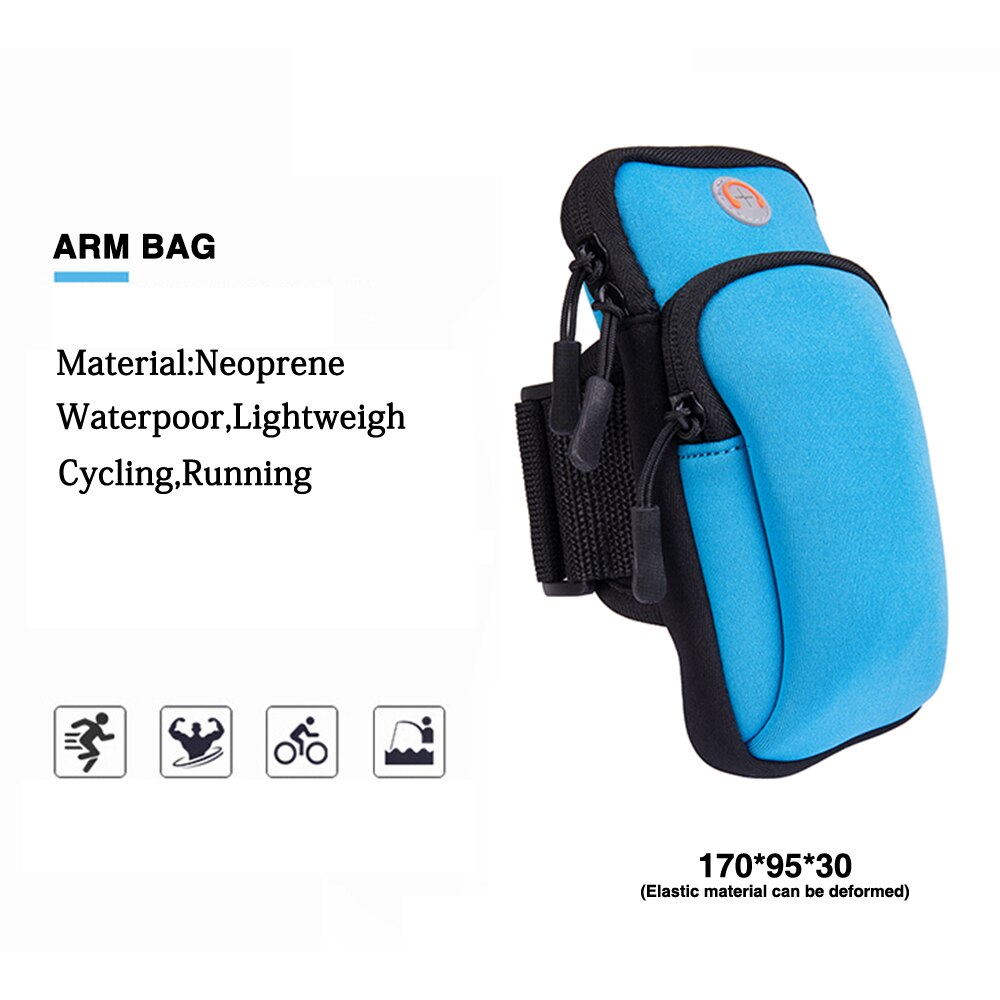 ZTTO Outdoor Sports Bicycle Parts Cycling ArmBag Neoprene Compatible With Universal Waterproof Sport Holder