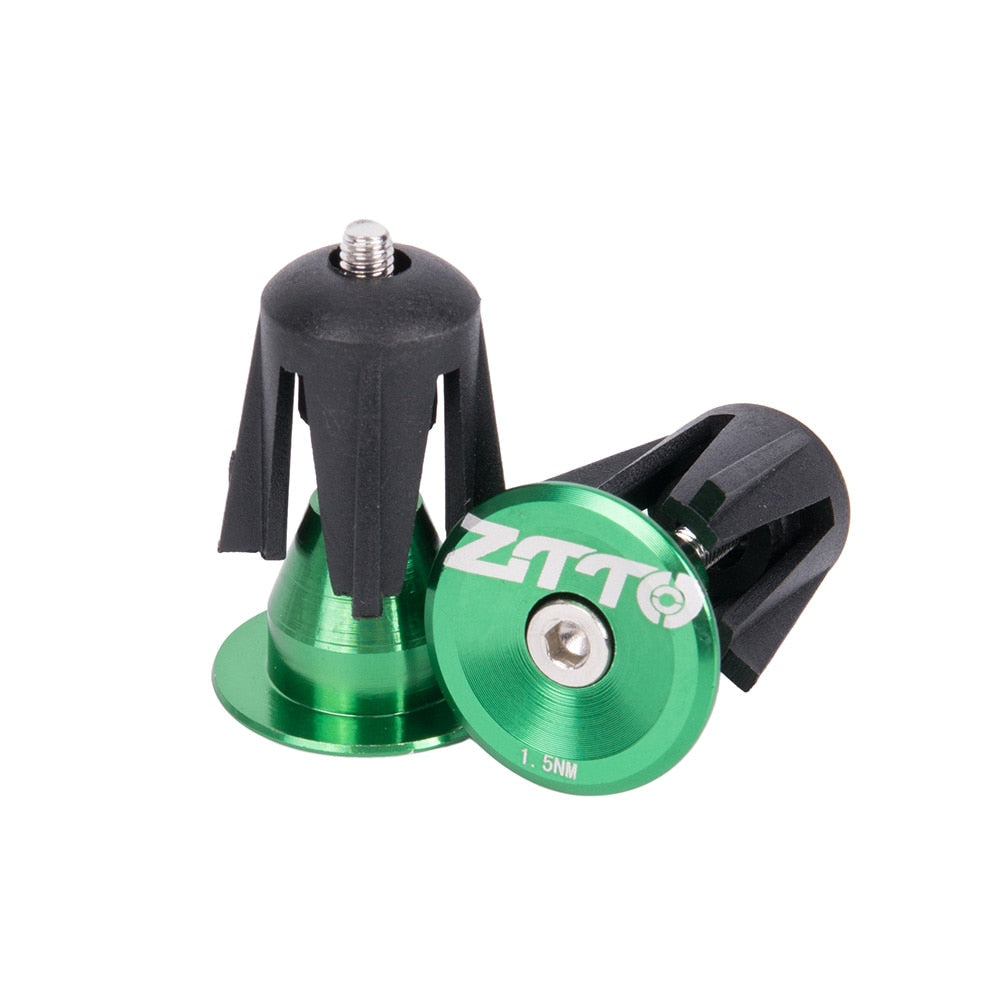 ZTTO Bicycle Parts Bicycle Handlebar End Plugs Handle Bar Caps Aluminum Alloy Handle Grip Bar End Stoppers 1 Pair