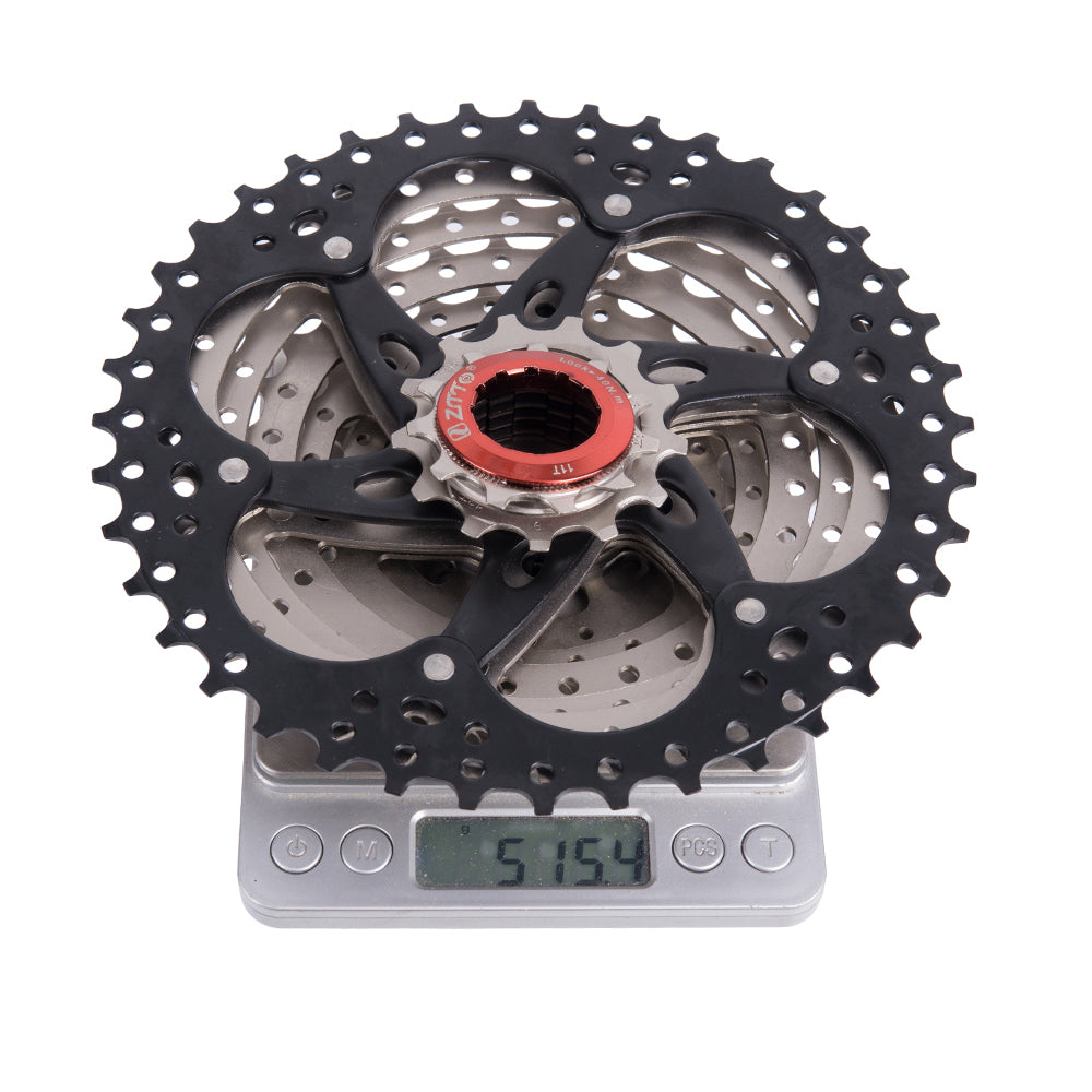 ZTTO MTB Mountain Bike Cassette Sprocket 9speed 11-40T Wide Ratio Freewheel Compatible With Sunrace