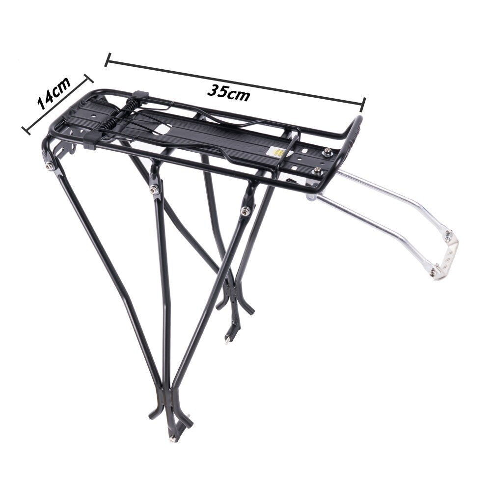 ZTTO Rear Carrier Bicycle Luggage Carrier Shelf Cycling Seatpost Bag Holder for mountain bike disc brake V brake