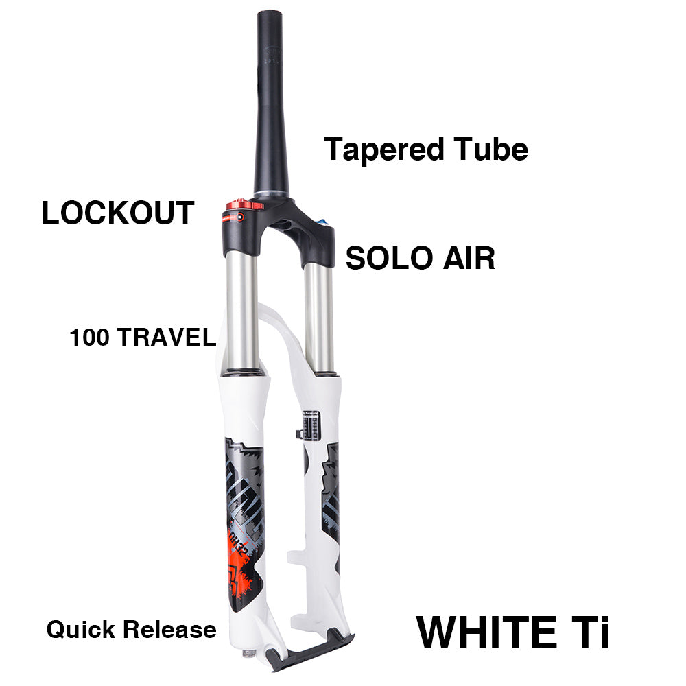 ZTTO 32RL Air Fork 26 Inch Travel 100mm MTB Bicycle Fork Suspension Bike Parts Manual Control Lockout DAMPING