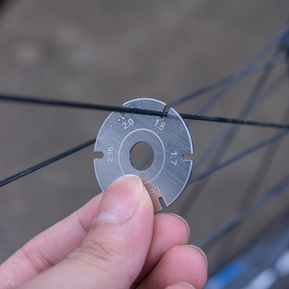ZTTO Bicycle Spoke Tension Meter Wheel Radius Strength Checker Aero Round Rays Indicator Accurate TooI Included Manual TM-1 MTB