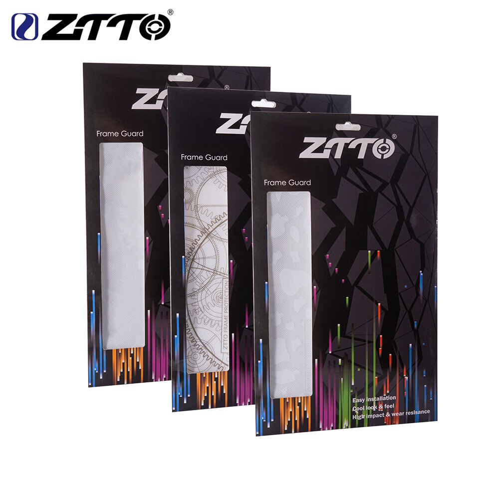 ZTTO Bicycle Frame Protector Stickers 3D Scratch-Resistant Sticker Best Glue Removeable For MTB Road Bike Push Guard Frame Cover