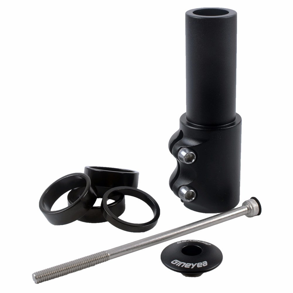 ZTTO Bicycle Parts MTB Road Bike Gineyea Hight Quality 28.6mm Aluminium Bicycle Stem Extender Handlebar Riser Head Up Adapter