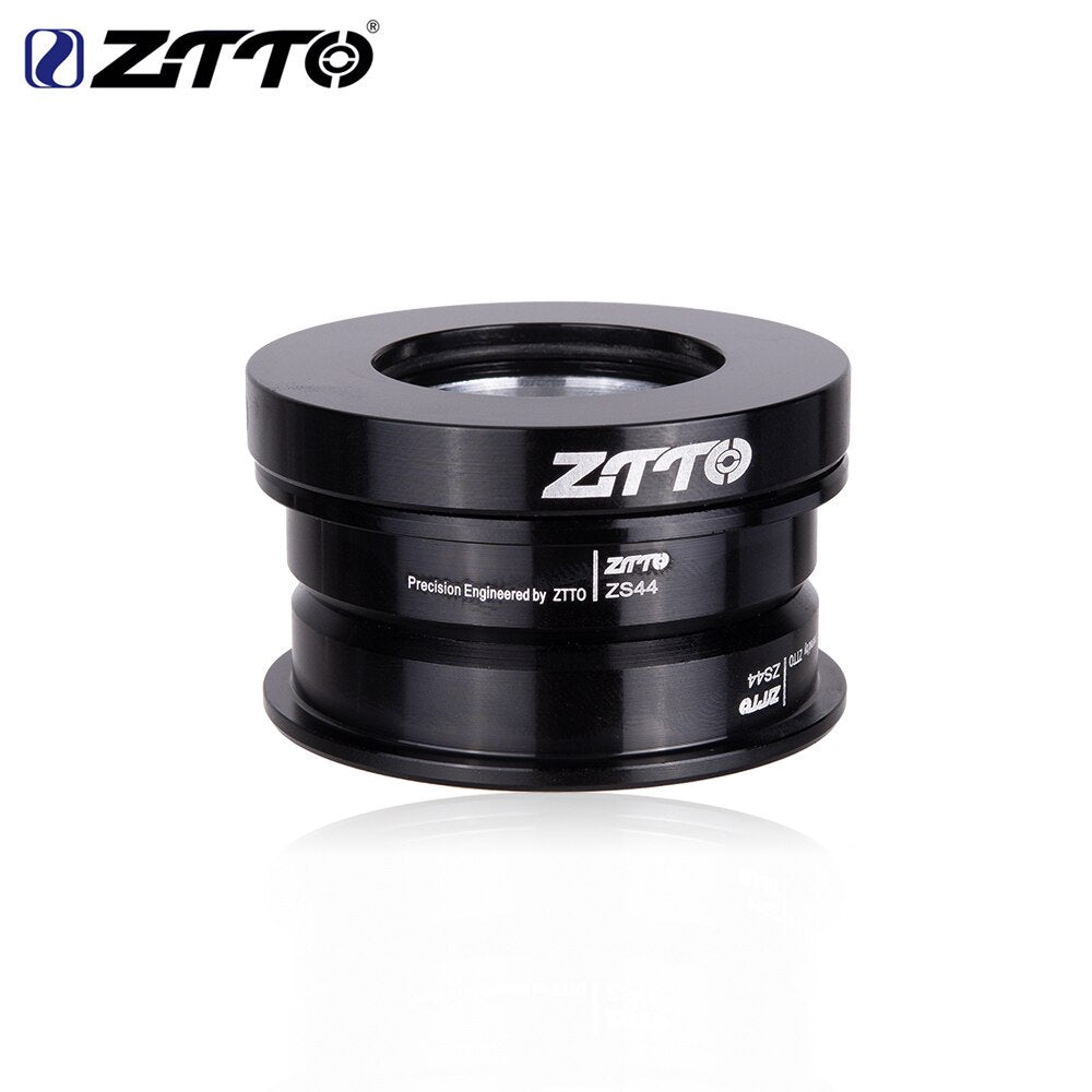 ZTTO Folding Bike Headset F4444S ZS44 Headset 44mm Steering 1-1/8 28.6mm Straight Tube Mountain Bike Low Profile Semi-integrated