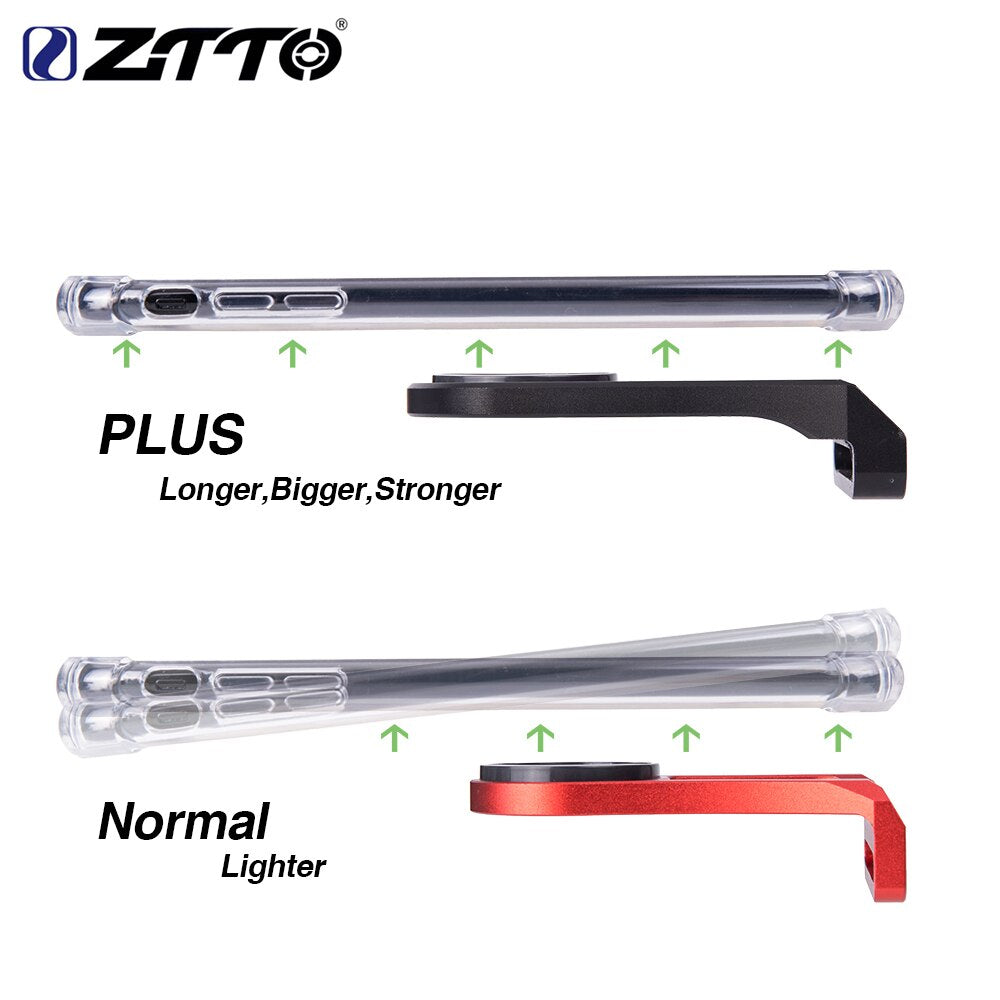 ZTTO MTB Cateye Bryton Bicycle Computer GPS GoPro Sports Camera Light Holder Handlebar Extension Out-front Bike