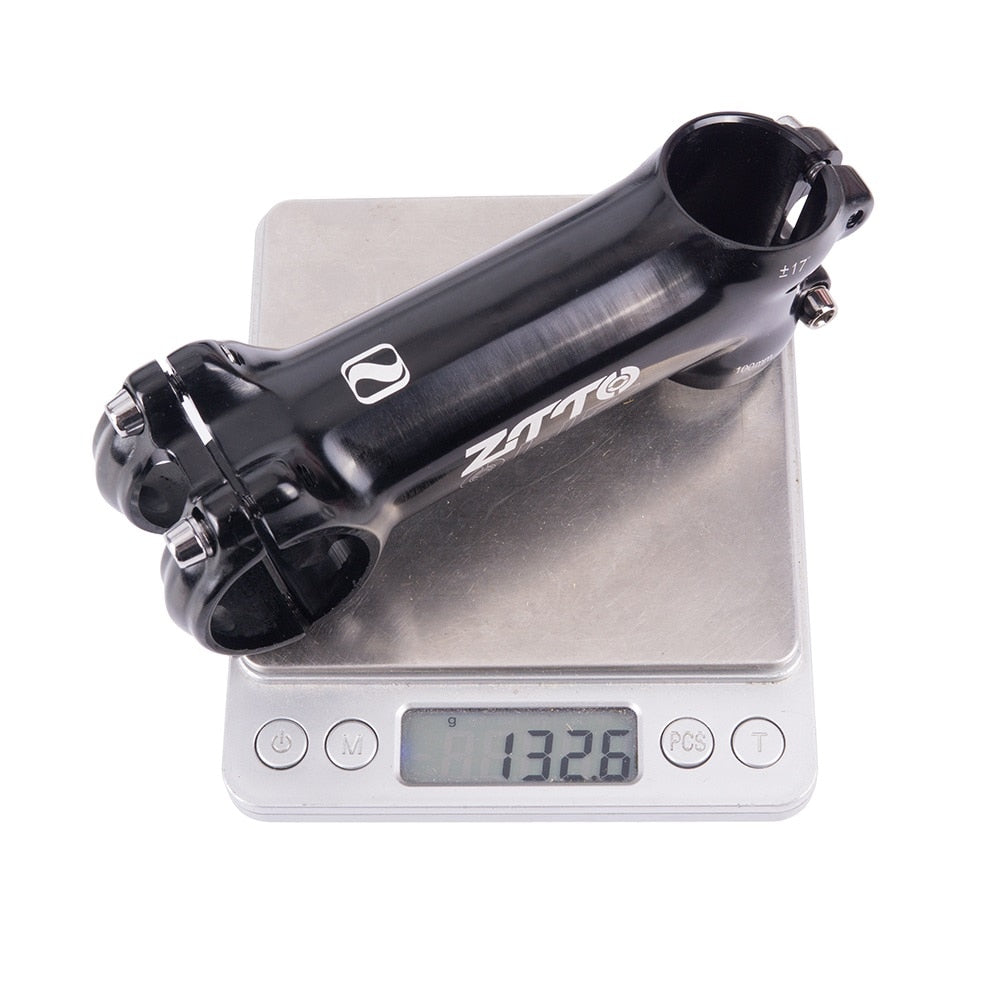 ZTTO Bicycle Parts MTB Road Bike 17 Degree Polished Bicycle Stem 90mm 100mm High Strength Lightweight 31.8mm AL6061