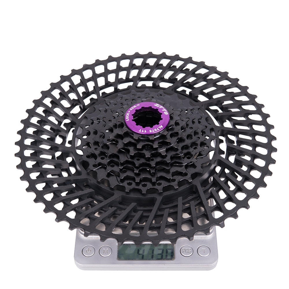 ZTTO 12 Speed Cassette 11-52T SLR 2 12s MTB 12Speed UltraLight K7 12V 413g CNC Freewheel Mountain Bike Bicycle Parts for HG Hub