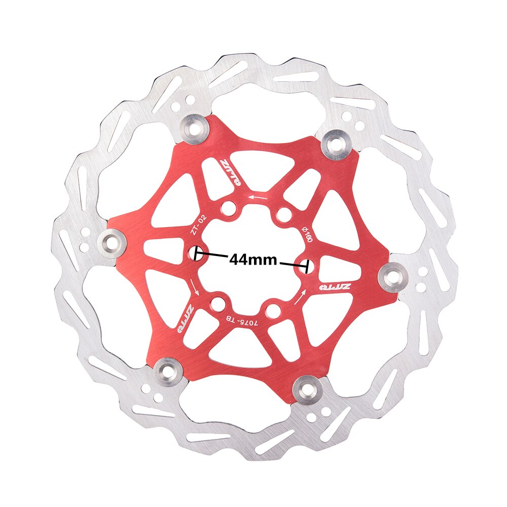 ZTTO Bicycle Disc Brake Floating Rotor 180mm 160mm Stainless Steel Brake Disc Compatible Metallic Pads For MTB XC Road Bike