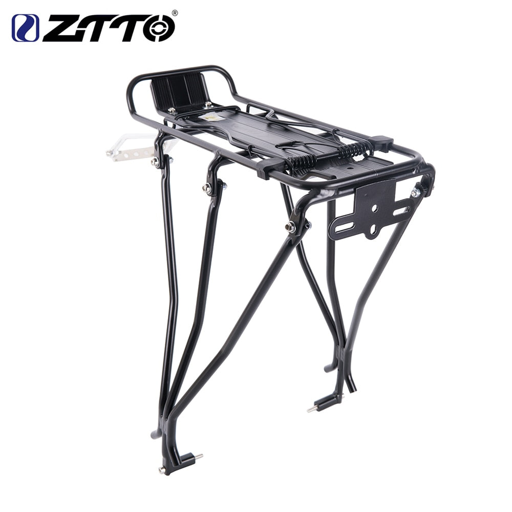 ZTTO Rear Carrier Bicycle Luggage Carrier Shelf Cycling Seatpost Bag Holder for mountain bike disc brake V brake
