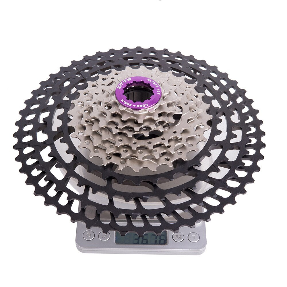 ZTTO 11s 11-50T SLR 2 New Uprade Cassette MTB 11Speed Wide Ratio UltraLight 360g CNC Freewheel Mountain Bike Bicycle Parts