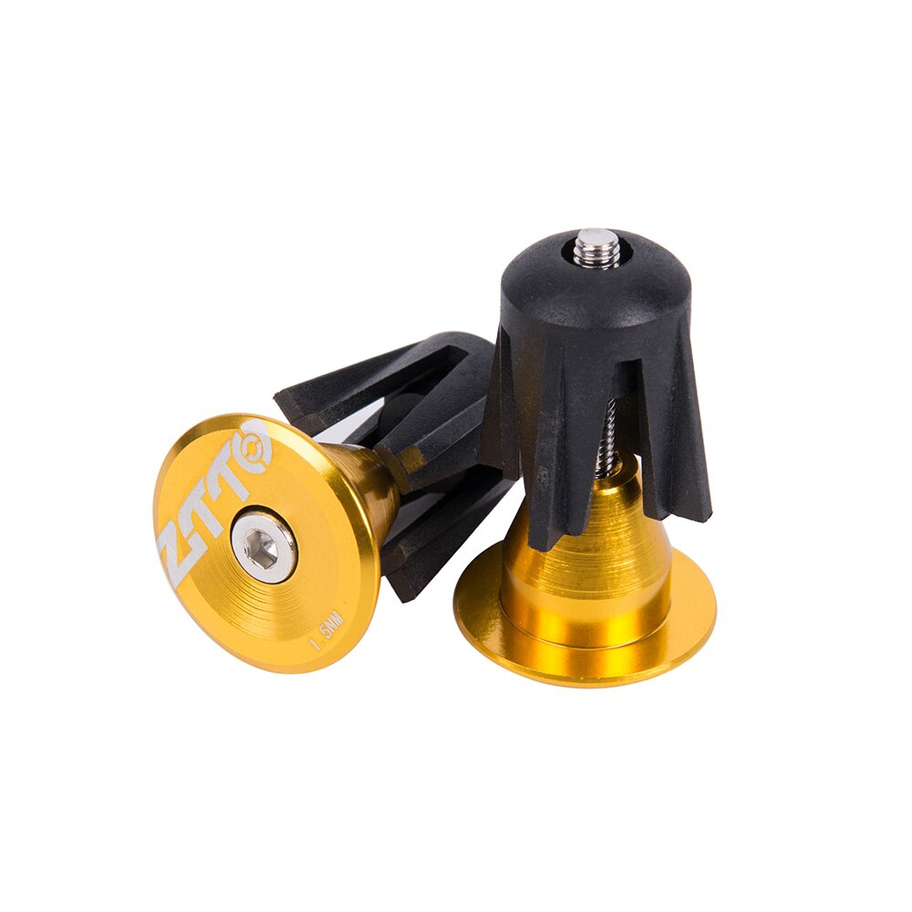 ZTTO Bicycle Parts Bicycle Handlebar End Plugs Handle Bar Caps Aluminum Alloy Handle Grip Bar End Stoppers 1 Pair