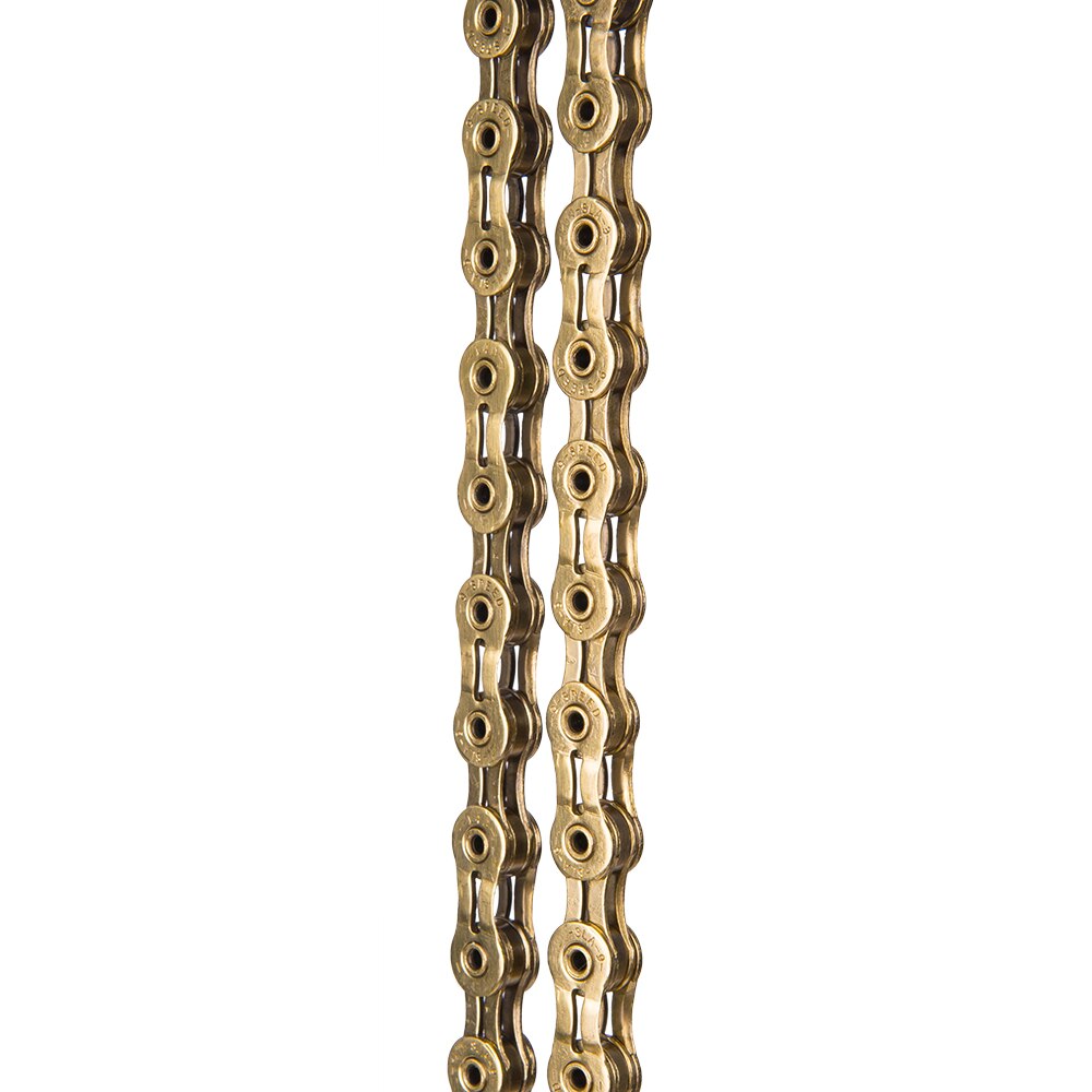 ZTTO Bicycle Parts MTB Road Bicycle 9 Speed Golden SLR Chain 9s 27s Bicycle Chain Ultralight Part Durable Gold
