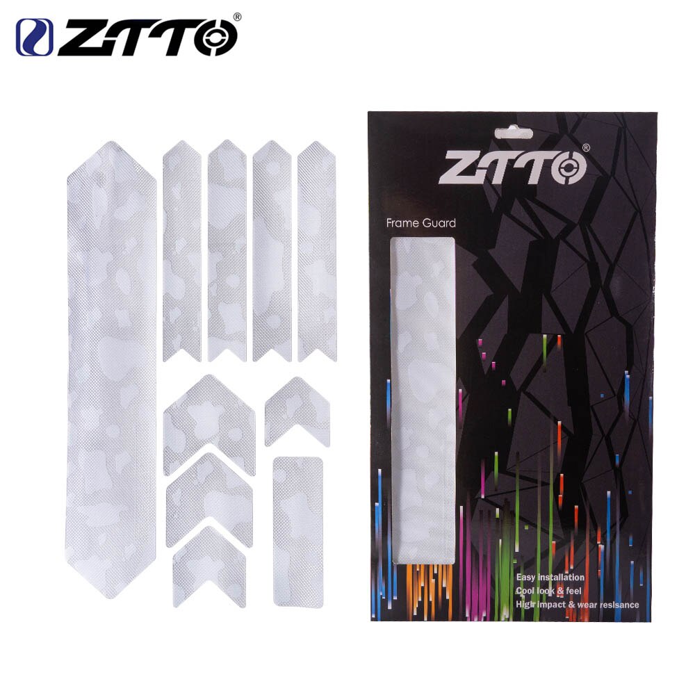 ZTTO Bicycle Frame Protector Stickers 3D Scratch-Resistant Sticker Best Glue Removeable For MTB Road Bike Push Guard Frame Cover