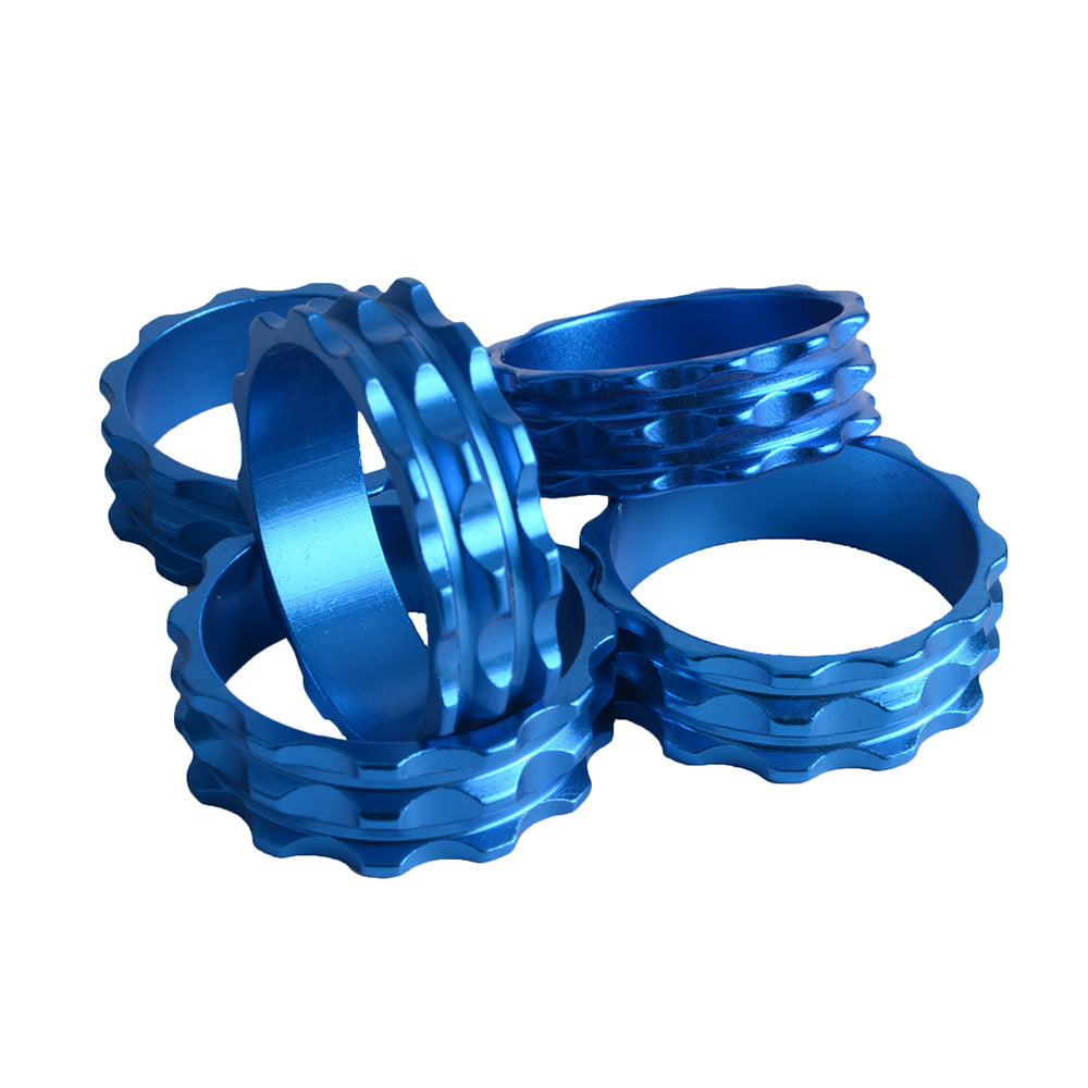 ZTTO Bicycle Headset Washers5pcs Spacer Ultra-Light Aluminum Alloy Gaske Headset Fork Spacer CNC Parts 10mm