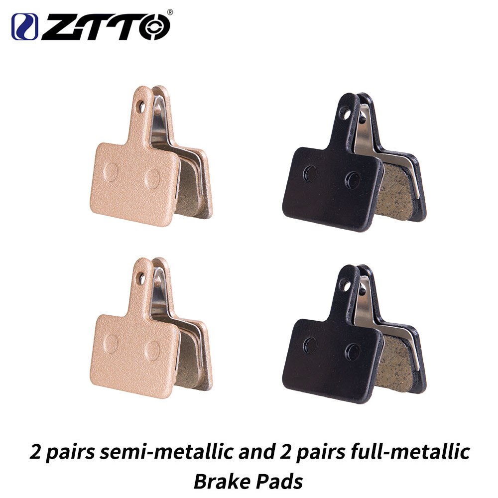 ZTTO MTB Bicycle Semi metallic Full Brake Pads For M575 M495 M486 M485 M355 M395 M315 Fit for Bike Disc Brake Pads 4Pairs