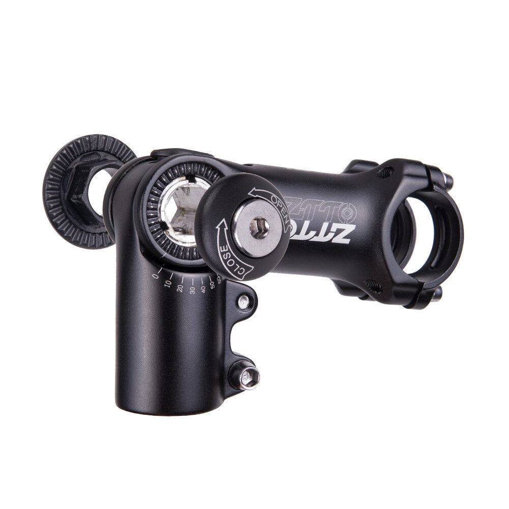 ZTTO Bicycle Part 160 Degrees Adjustable Riser Compatible With MTB Road City Bike Stem Fork Extension 90mm 110mm*31.8