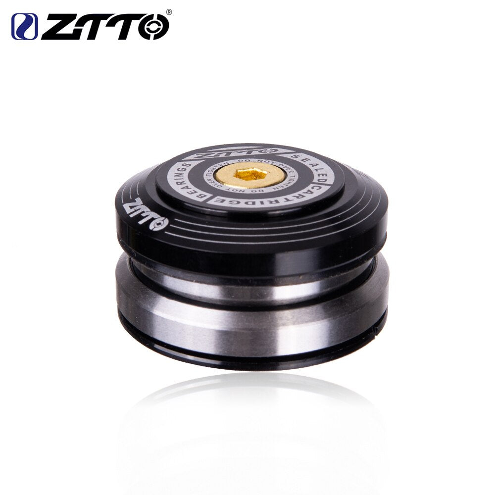 ZTTO 4247T Bicycle Bearing Headset 42mm 47mm 1 1/8"-1 1/4" 1.25 inch 33mm Tapered Tube fork IS42 IS47 Integrated Angular Contact