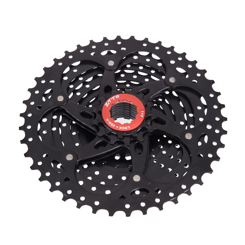 ZTTO Cassette 11s 11-42t BLACK 11 Speed Wide Ratio Freewheel Bicycle Parts for MTB Mountain Bike