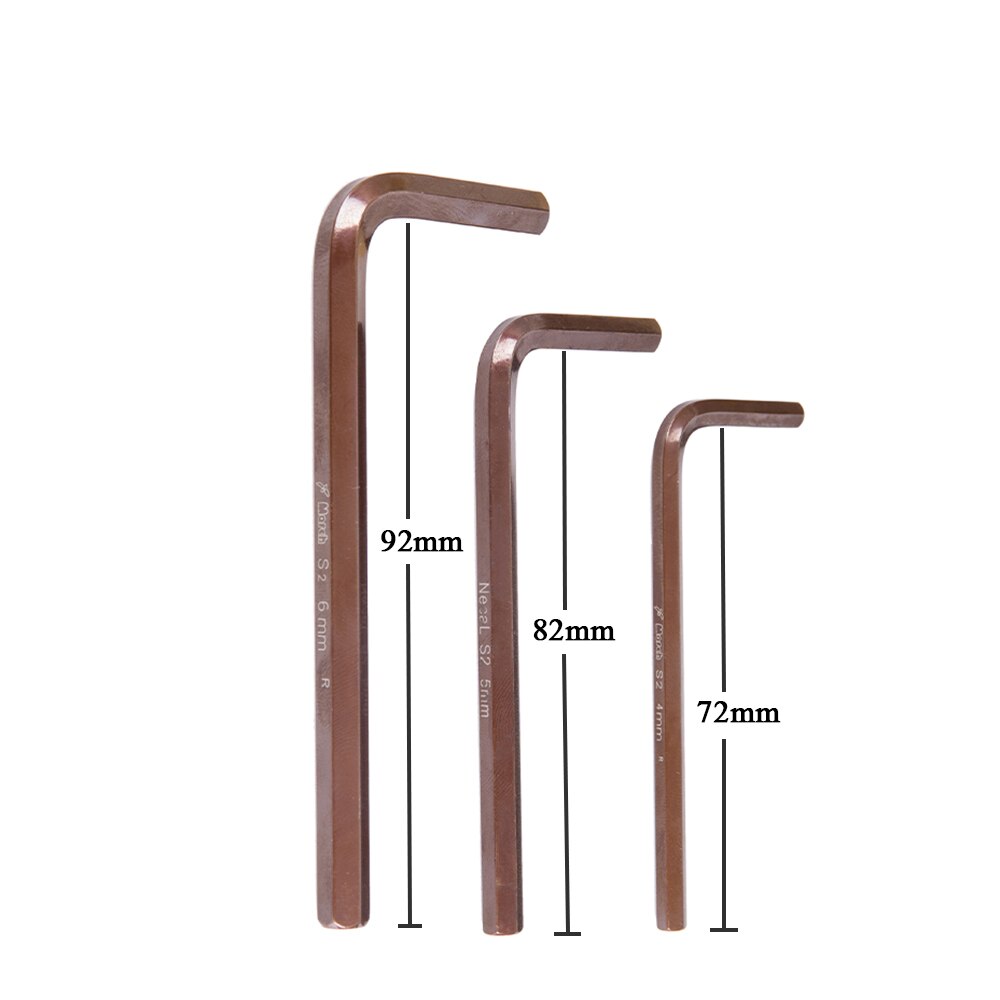 ZTTO Bicycle Tools Repair Hex Key Wrench 4mm 5mm 6mm Allen Key Hexwrench Torx T25 Tool Set
