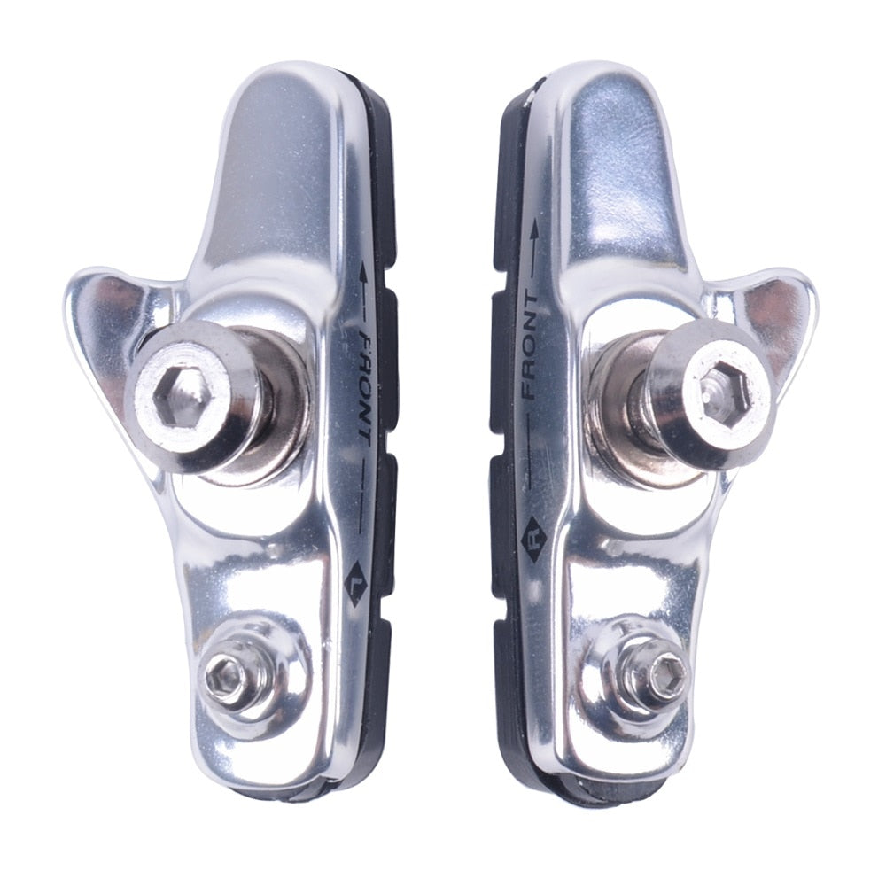 ZTTO Road Bike Brake Pads Rubber Brake Pad 1Pair Road Brake Block Braking Holder Shoes Cycle Brake Hoof Part Bicycle