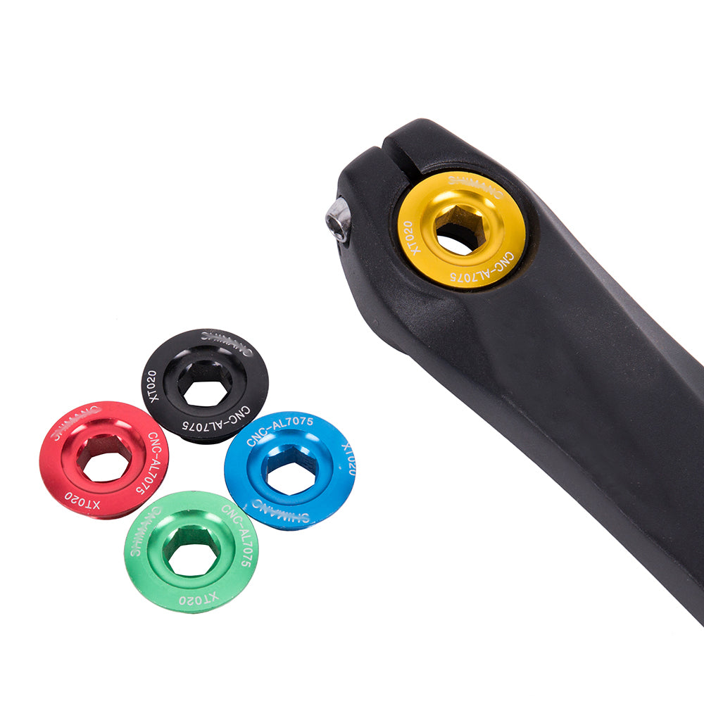 MTB Crank Arm Bolt For Mountain Road Bike Bottom Bracket Cap M20*9 Crankset Screw durable long-lasting color