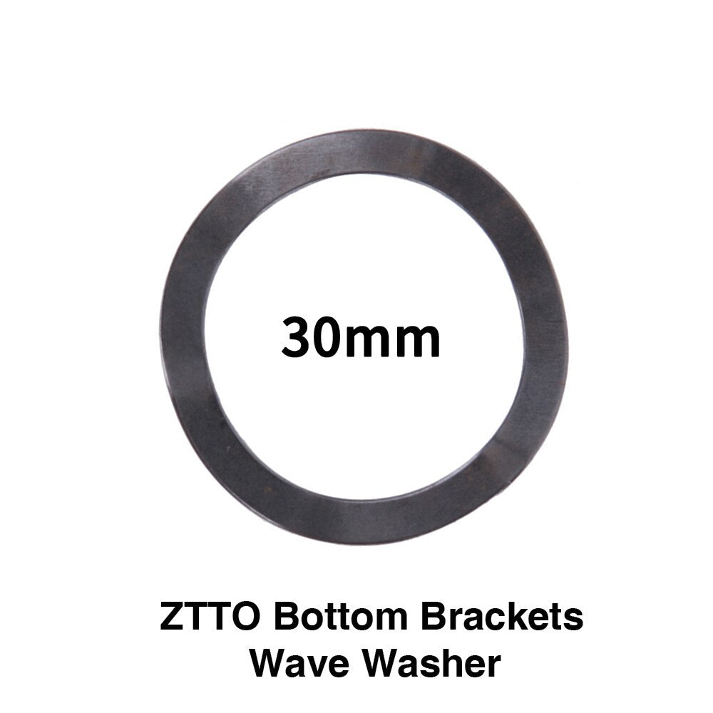 ZTTO Bicycle Accessories Road Mountain Bike Bottom Brackets GXP Adapter Wave Washer 0.5mm K7 GXP 24 22mm Chainset