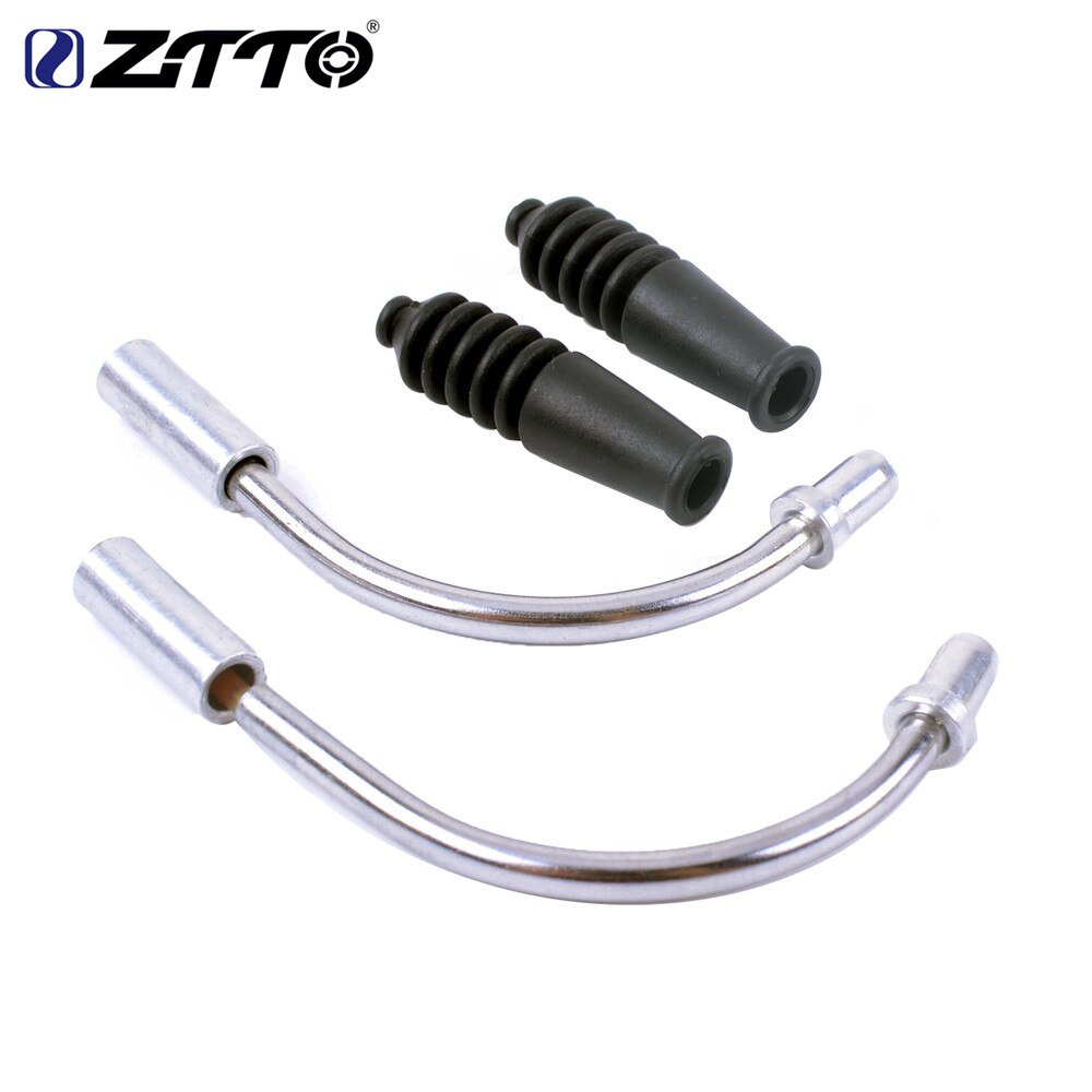 ZTTO MTB Mountain Bike Brake Noodles For V-brake Guide Pipe Bicycle Accessories Cable Guide Bend Tube Pipe Aluminum Alloy Pipe