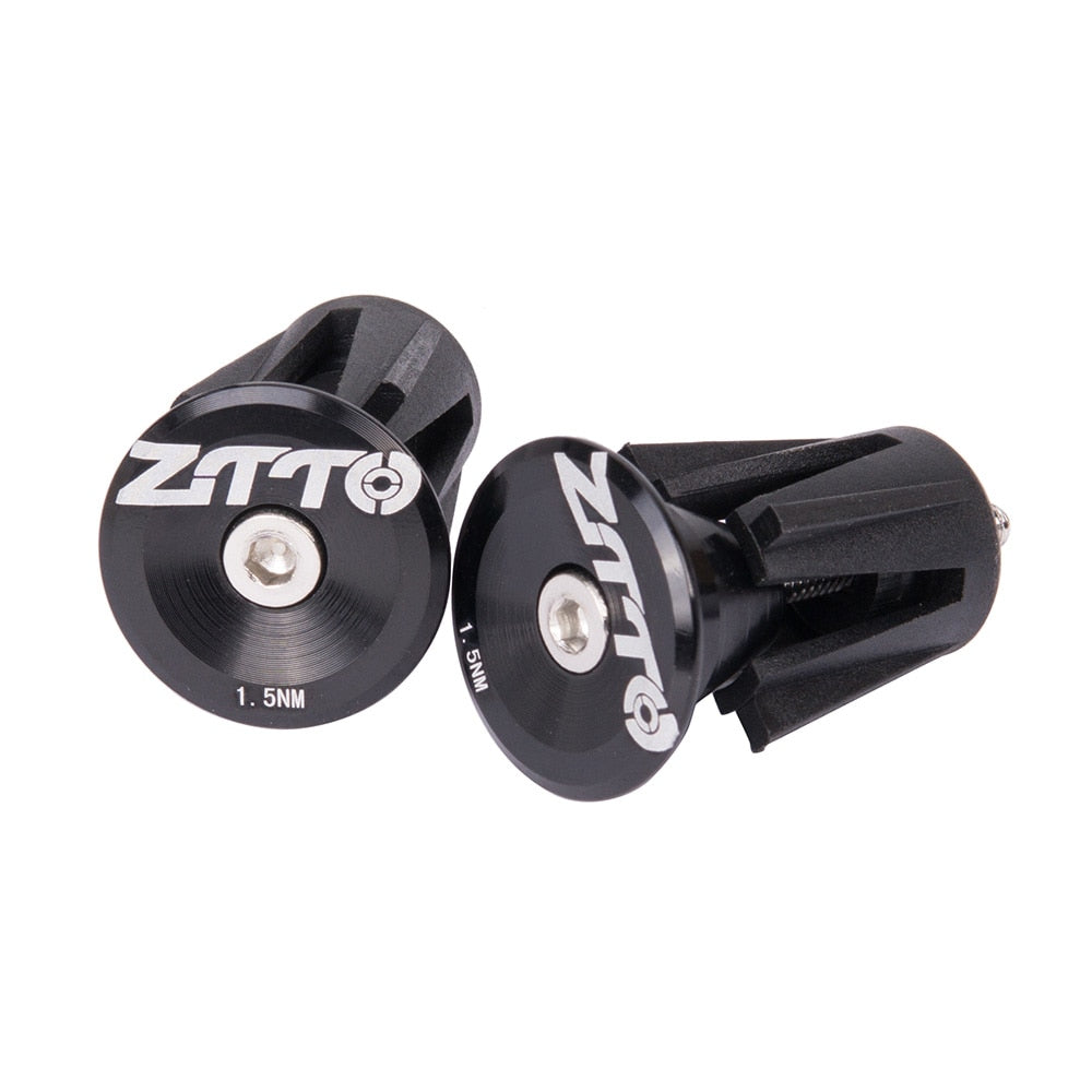 ZTTO Bicycle Parts Bicycle Handlebar End Plugs Handle Bar Caps Aluminum Alloy Handle Grip Bar End Stoppers 1 Pair