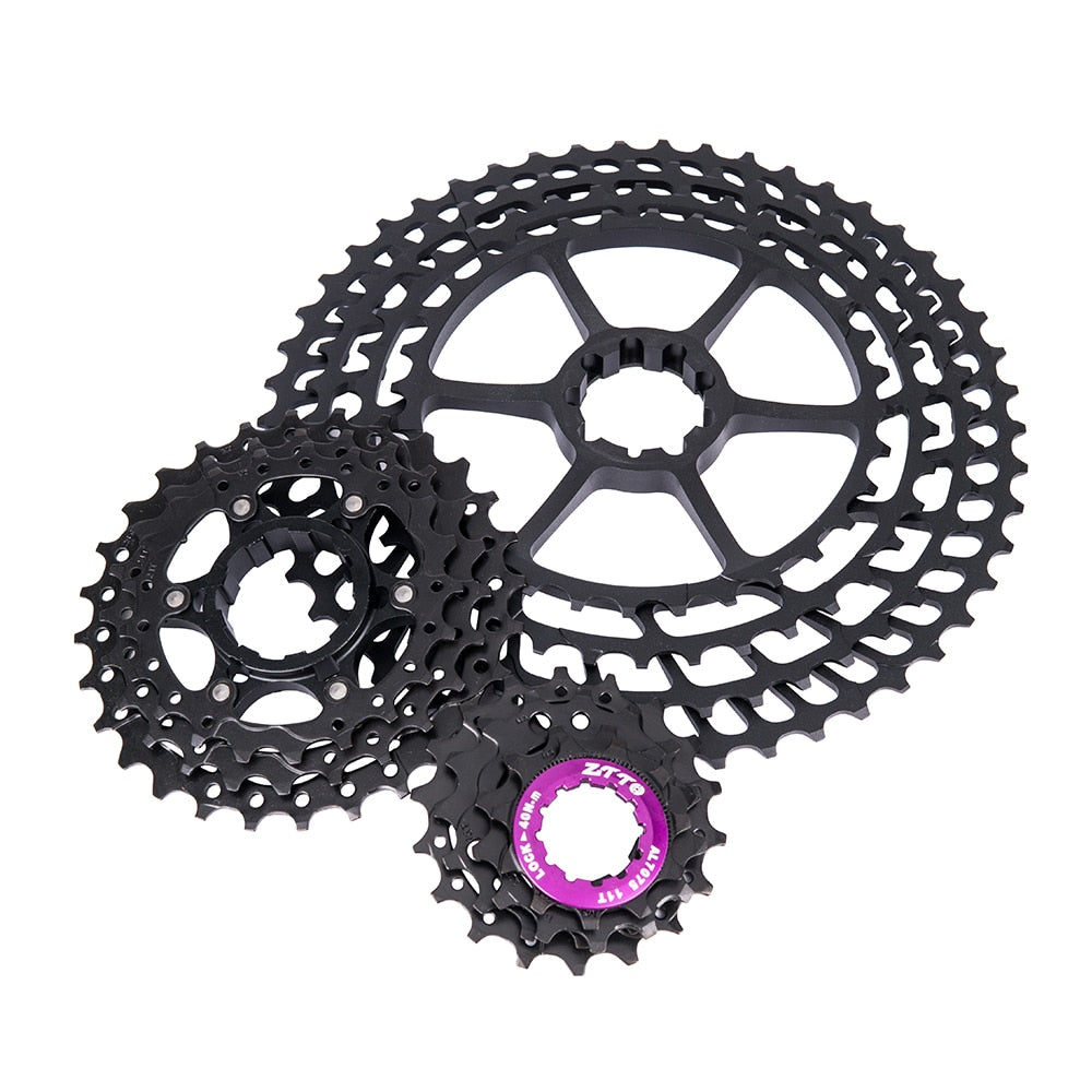 ZTTO 11s 11-52T SLR2 MTB Bicycle Cassette 11Speed Wide Ratio UltraLight 371g CNC Freewheel Mountain Bike Parts for X 1 9000