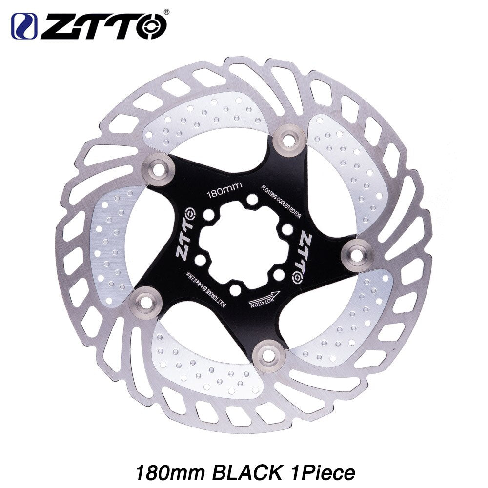 ZTTO Bicycle Brake Cooling Disc Floating Ice Rotor For MTB Gravel Road Bike 203mm 180mm 160mm 140 Cool Down Heat Sink RT99 RT86