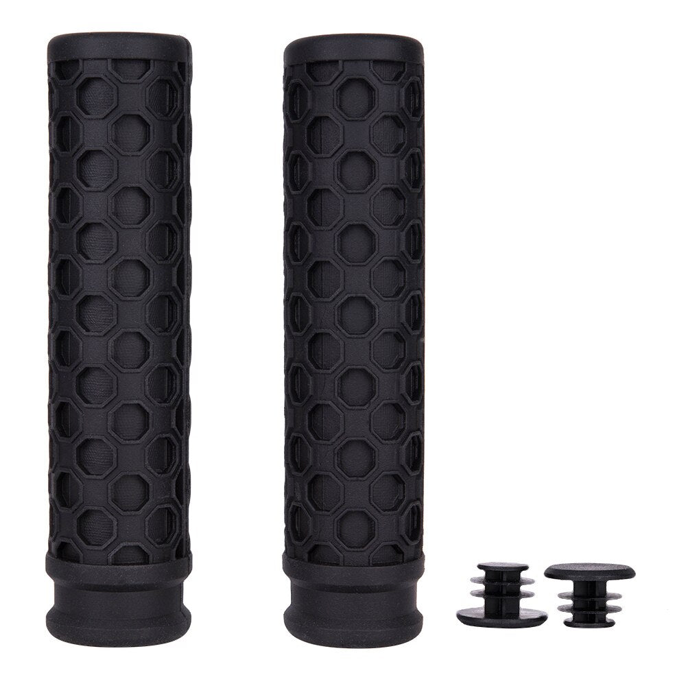 ZTTO Bicycle Parts MTB Mountain Bike Road Bicycle Real Silicone Shock-Proof Anti-Slip Grips 1 Pair