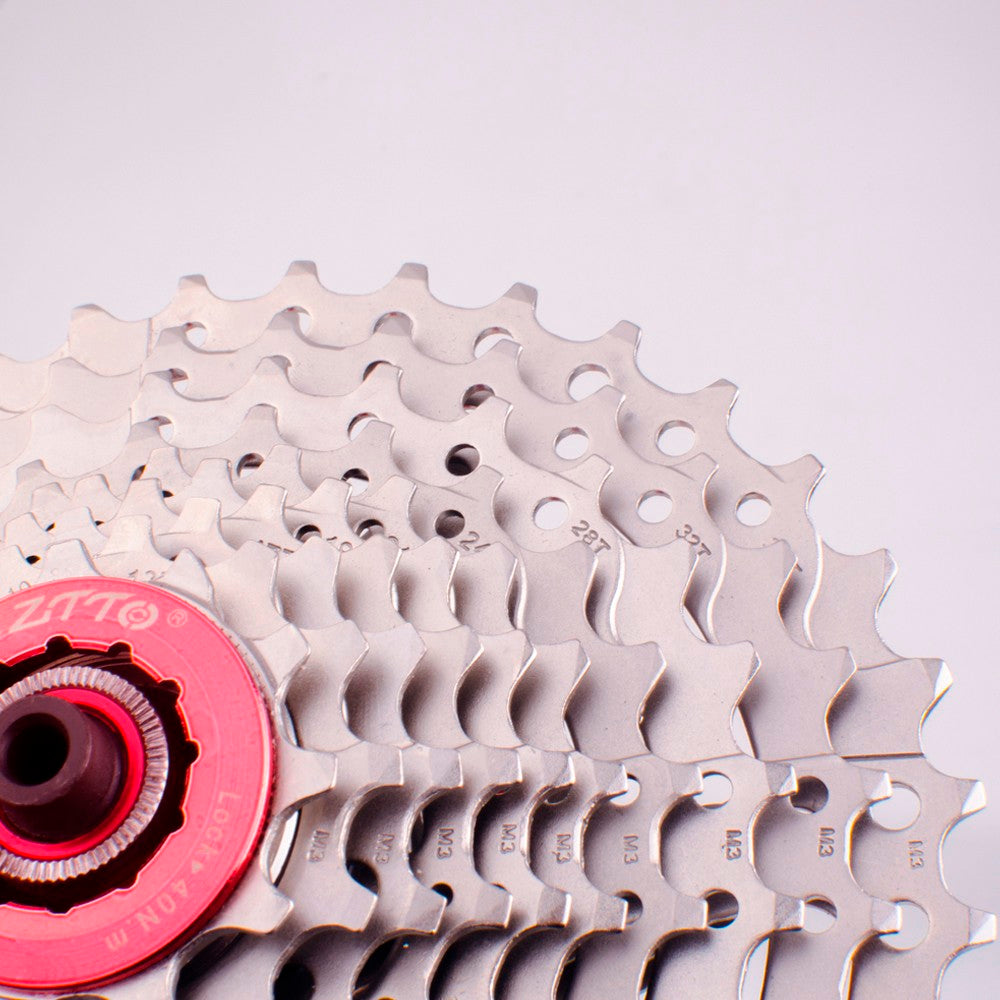 ZTTO10 Speed 11-36T Cassette Silver 10s Steel Freewheel Parts for Mountain Bike