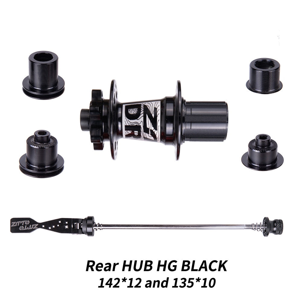 ZTTO Ratchet 54T Disc Brake MTB Hub 32H 32 Hole Thru Axle Maza Quick Release XD HG MS Núcleo Eccentric 142x12 135 Sealed Bearing