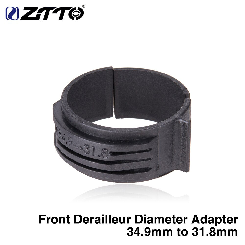ZTTO Bicycle Parts MTB Road Bike Bicycle Front Derailleur Diameter Adapter Ring Adjustable Sleeve 34.9mm to 31.8mm