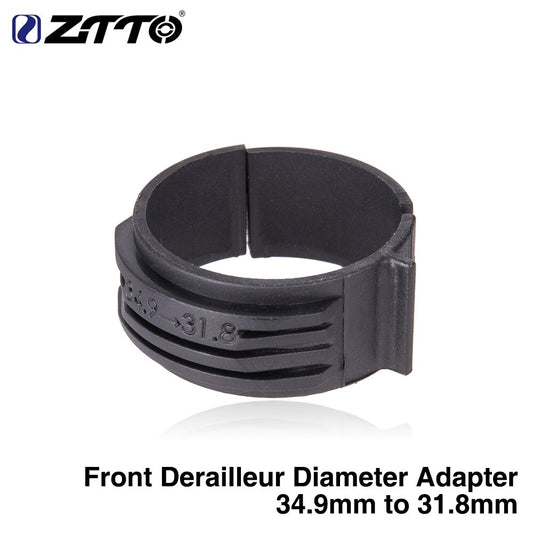 ZTTO Bicycle Parts MTB Road Bike Bicycle Front Derailleur Diameter Adapter Ring Adjustable Sleeve 34.9mm to 31.8mm