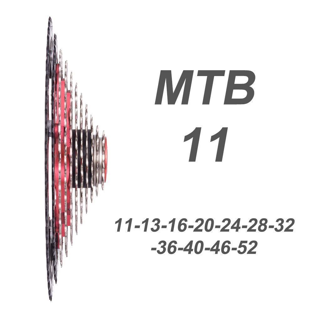 ZTTO MTB 11 Speed L Cassette 11s 11 - 52T Wide Ratio Freewheel Mountain Bike Bicycle Parts for k7 X1 XO1 XX1 m9000