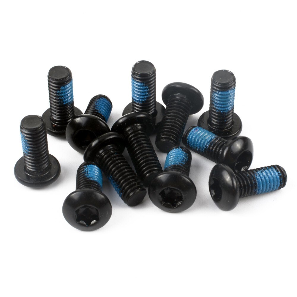 ZTTO Bicycle Accessories MTB Moutian Road Bike Bicycle M5x10mm Disk Brake Rotor Bolts T25 Torx Screws 12 PCS