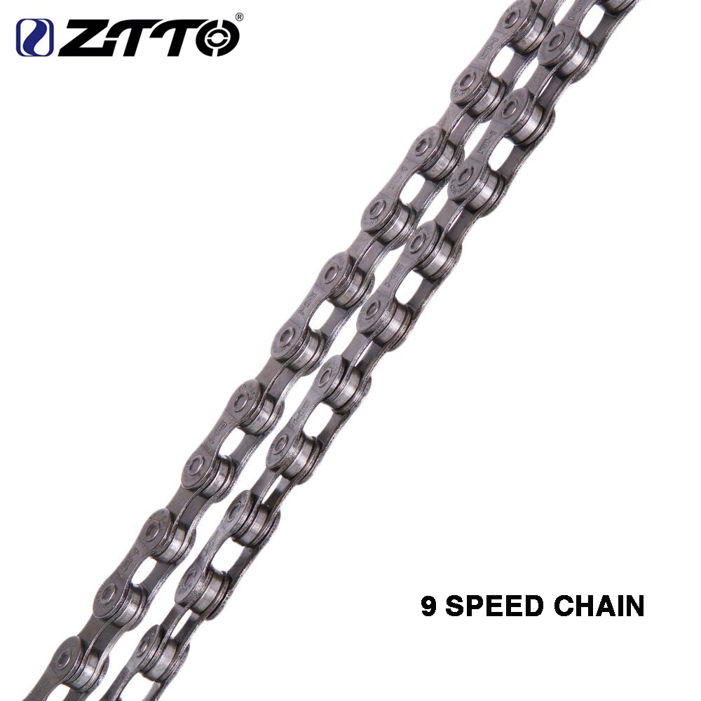 ZTTO MTB Road Bicycle 9 Speed Chain for Mountain Bike with r Missing Link Bicycle Parts