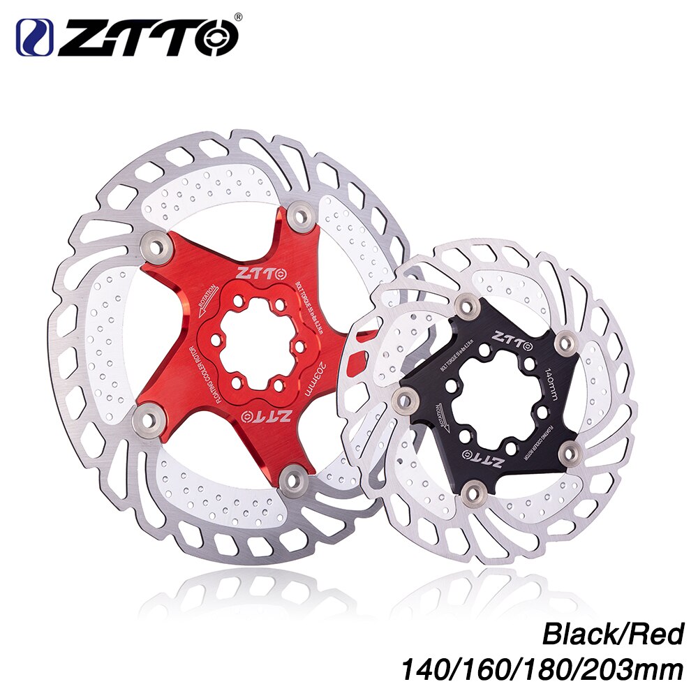 ZTTO Bicycle Brake Cooling Disc Floating Ice Rotor For MTB Gravel Road Bike 203mm 180mm 160mm 140 Cool Down Heat Sink RT99 RT86