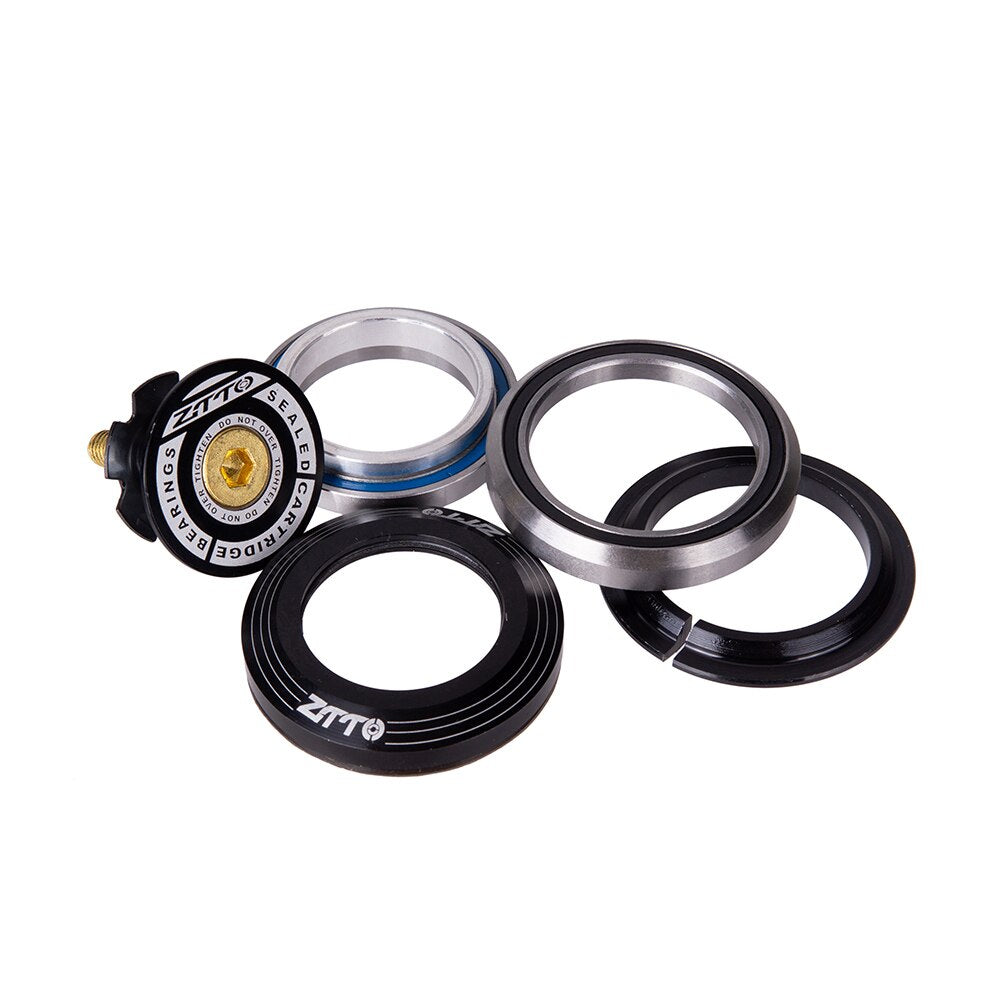 ZTTO 4247T Bicycle Bearing Headset 42mm 47mm 1 1/8"-1 1/4" 1.25 inch 33mm Tapered Tube fork IS42 IS47 Integrated Angular Contact