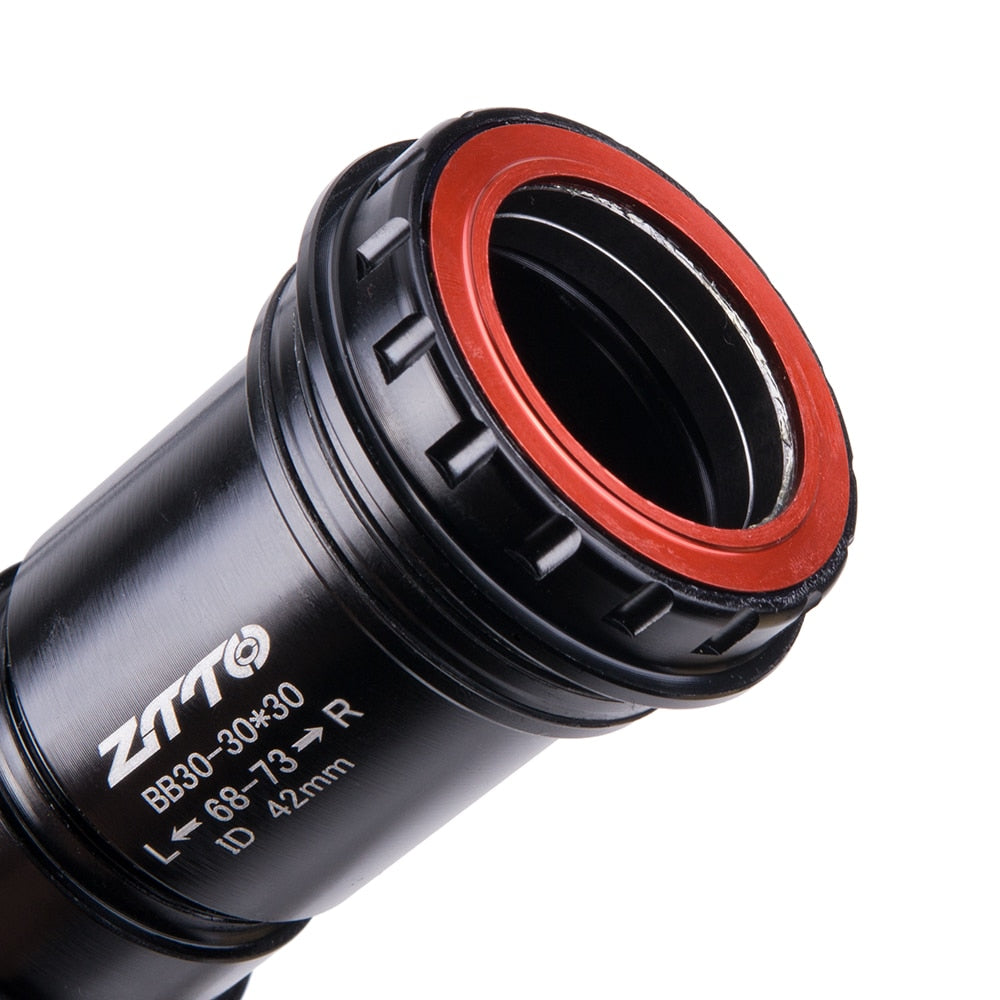ZTTO BB30 30mm Press Fit 4 Bearing Bottom Bracket Thread Lock for 42x68/73mm Frame to 30 Crankset Bicycle BB For Road Bike MTB