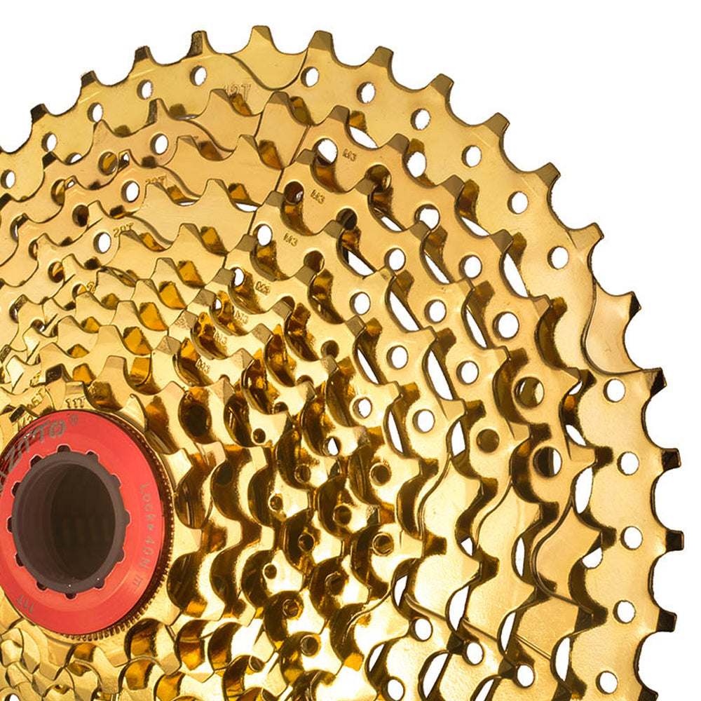 ZTTO 11s 11-42T Golden Cassette 11 Speed 42T Freewheel MTB Moutain Bike parts for XT M8000 SLX M7000 k7 NX GX