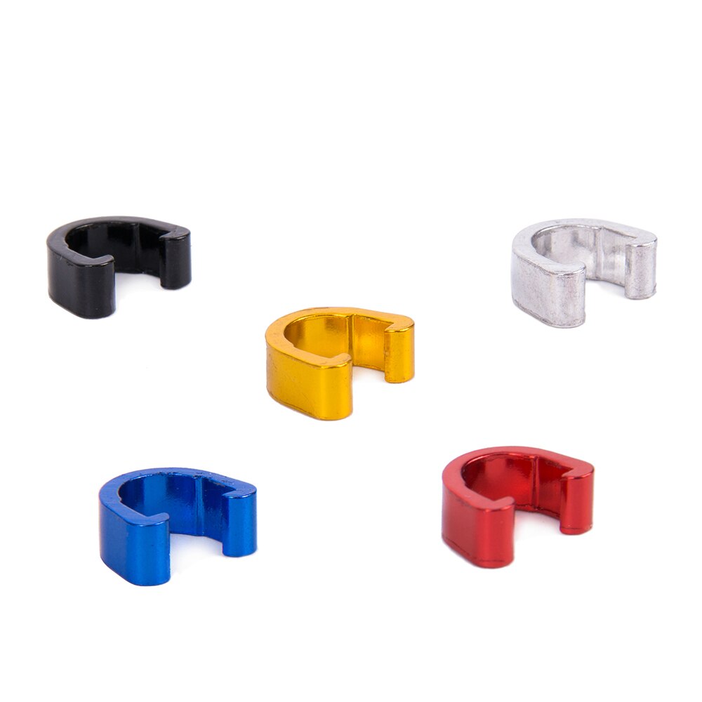 ZTTO Bicycle Parts MTB C Type Buckle Snap Disc Brake Cable Sets Pipe Line Deduction Transmission Pipe Clamp For Disc Brake Hose