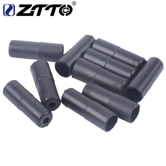 ZTTO 10pcs Bicycle Bike Plastic Brake Cable Housing Ferrule End Caps Ends Tips Cap Crimp Plastic 10pcs