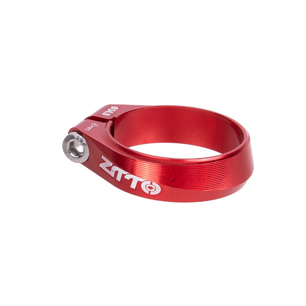 ZTTO CNC Seatpost Clamp 34.9mm High-strength Seat Post Tube Clip Thread lock Clamp 31.8MM Black Red For MTB Road Bike Bicycle