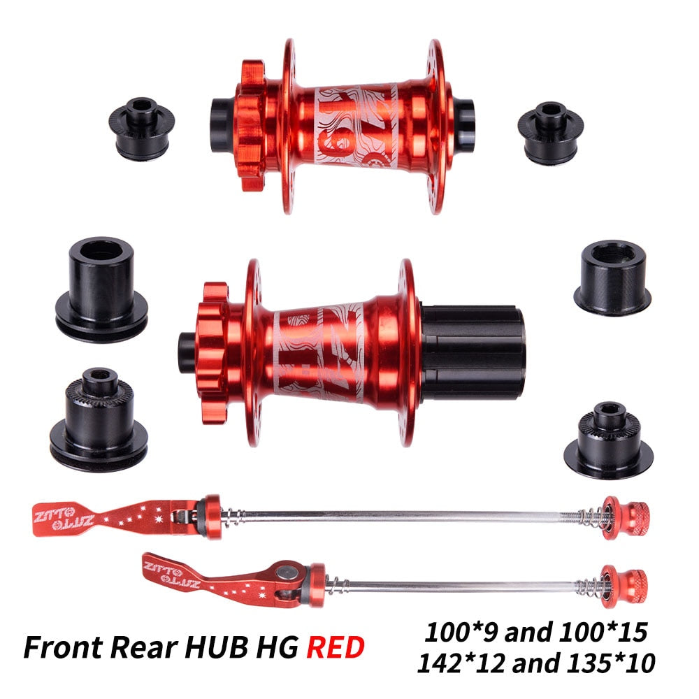 ZTTO Ratchet 54T Disc Brake MTB Hub 32H 32 Hole Thru Axle Maza Quick Release XD HG MS Núcleo Eccentric 142x12 135 Sealed Bearing