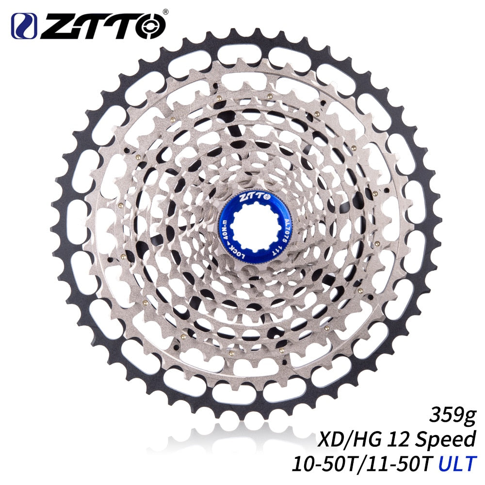 ZTTO Ultimate MTB 12 Speed Cassette 10-50T 11-50T ULT XD Cassette 12speed Compatible HG Hub for GX Eagle M9100 Mountain Bike