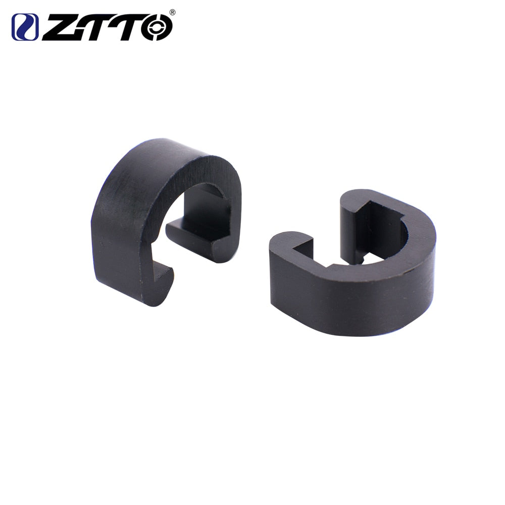 ZTTOBicycle MTB Disc Brake Cable Sets Pipe Line Deduction Transmission Pipe Plastic C type Buckle Snap Clamp for Disc Brake Hose